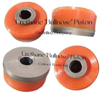 Urethane Bullnose Piston Ar gyfer Pympiau Mwd